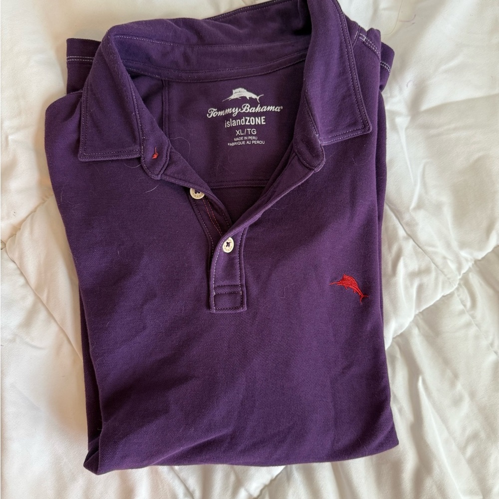 Tommy Bahama Purple Polo Shirt